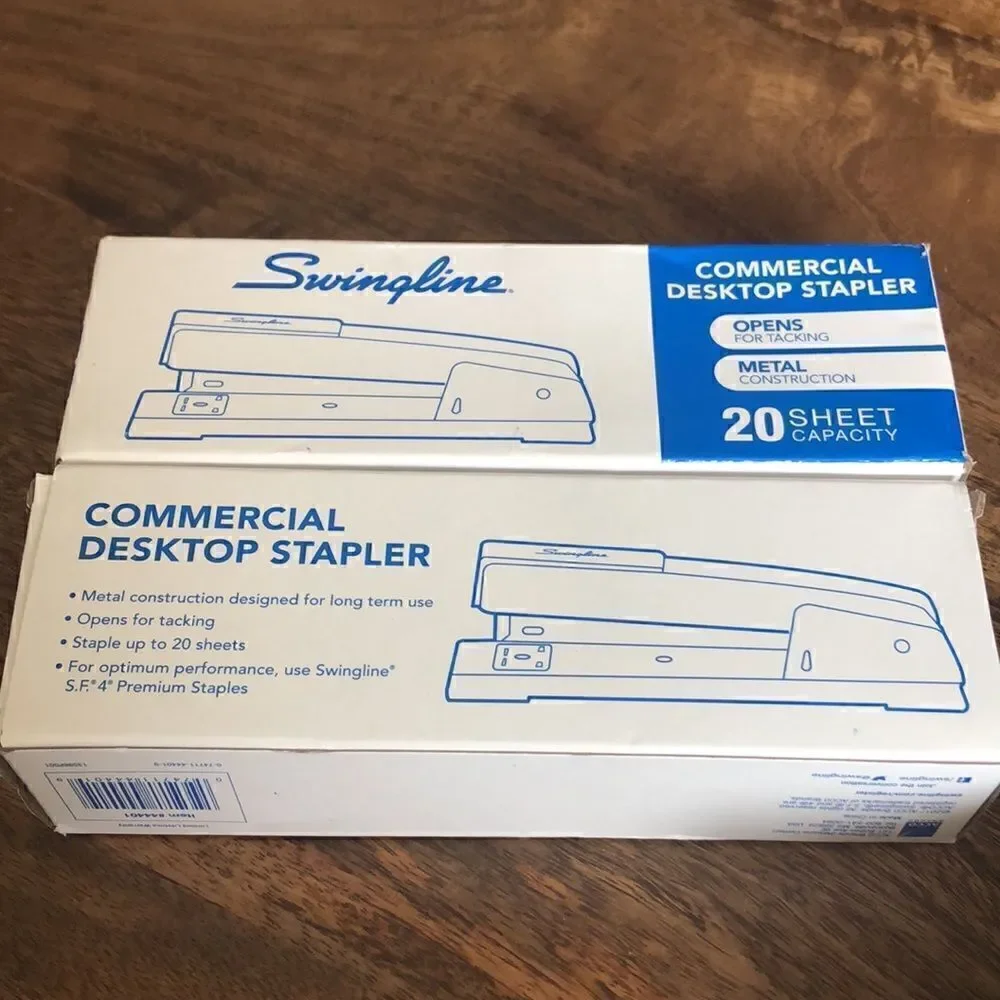 Swingline Commercial Desk Stapler, Black-2 for the price of 1!